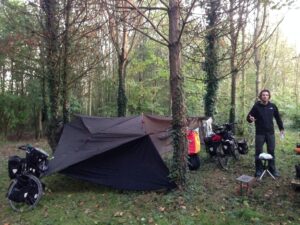 Wild camping in France